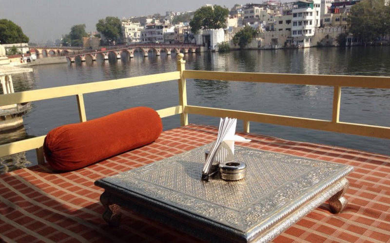 Pichola View from Lakeshore Restaurant udaipur