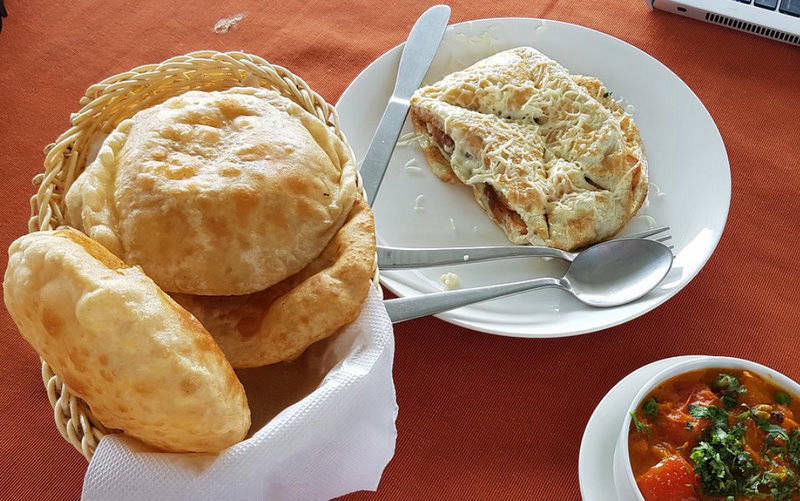 Food at Lakeshore Restaurant, Udaipur